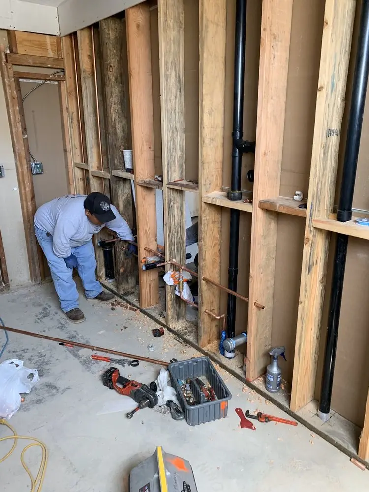 Commercial rough-in plumbing for Commercial Plumbing in North Hills